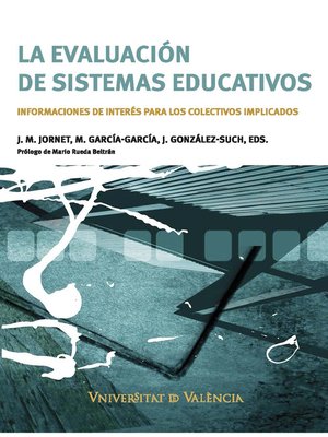 cover image of La evaluación de sistemas educativos